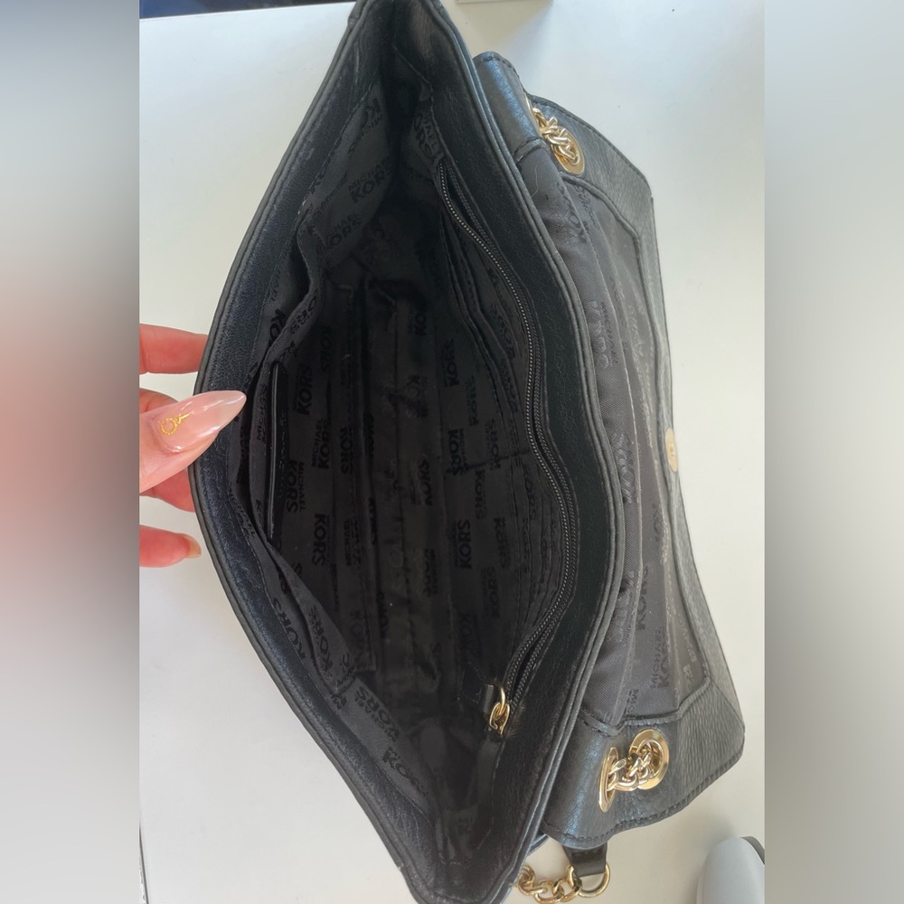 Michael Kors double gold chain bag (leather) - Picture 2 of 4